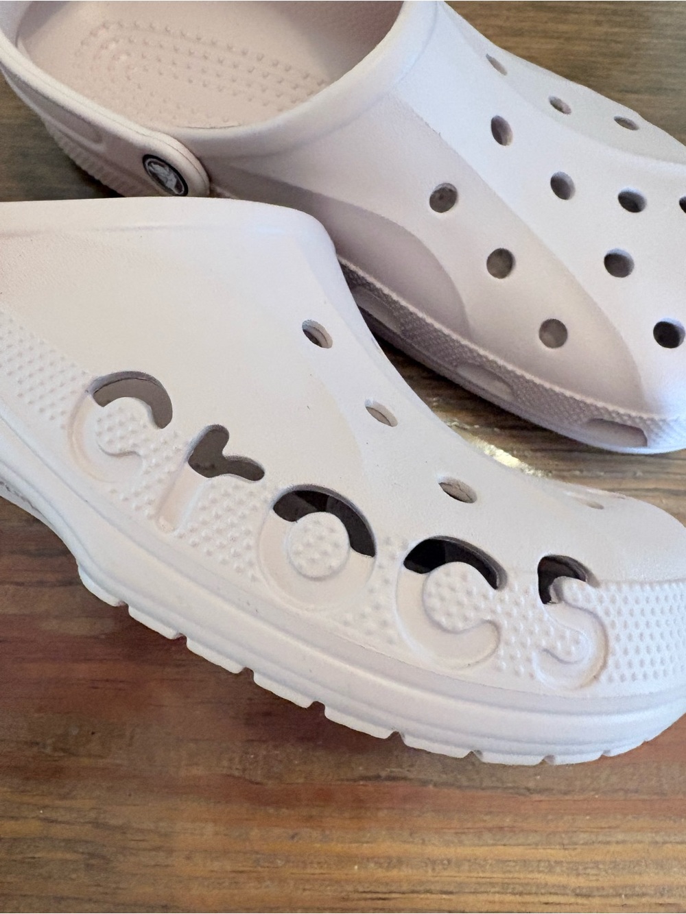 Crocs Soft Blush Pink Crocs Baya Adult Clogs Slip On Shoes Women’s 9 Men’s 11 - Picture 7 of 12